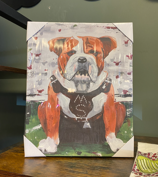 Mississippi State Bully Canvas Small