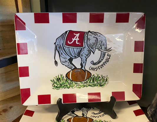 20236 Alabama 12"x8.75" platter, Each