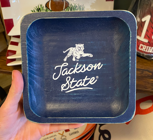 JSU Spirit Wood Trinket Tray