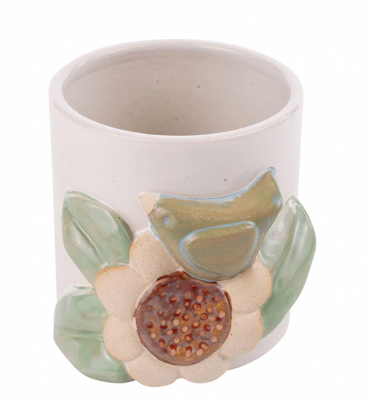Blue Bird Vase