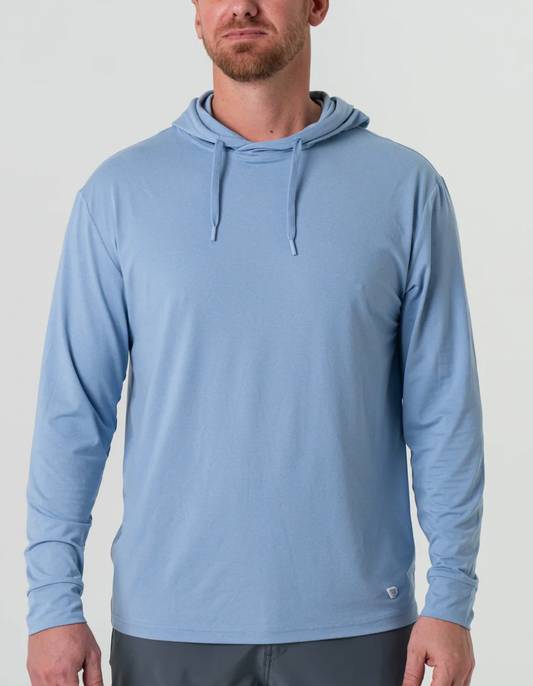 Performance Hoodie - Heather Sky Blue