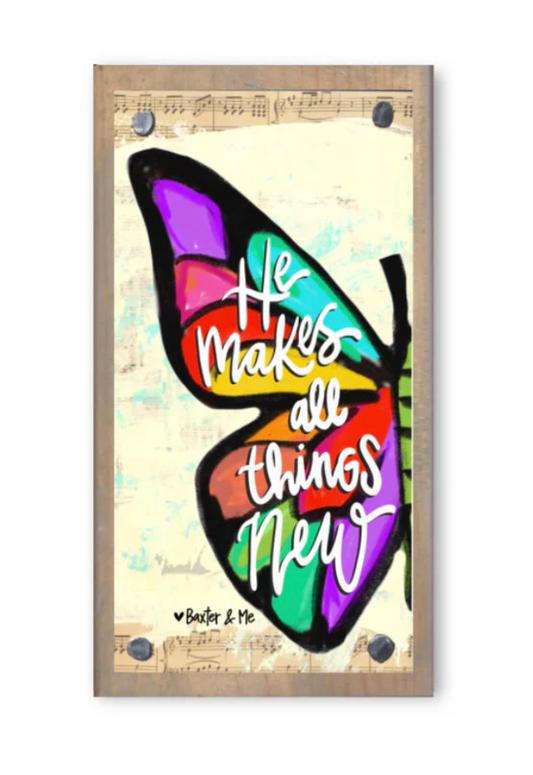 Butterfly All New Happy Block