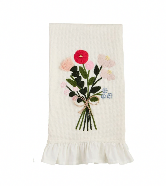 Bouquet Waffle Weave Towel