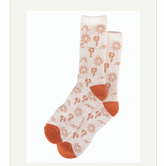Men's Crew Knit Sun Sock