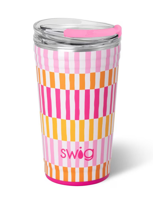Sherbet Stripe Party Cup 24oz