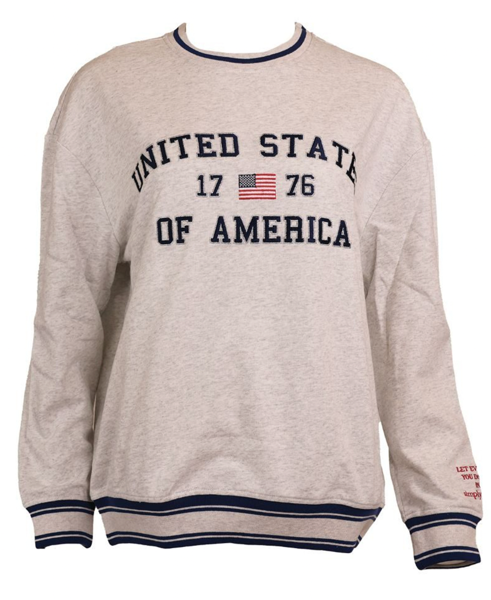 USA Varsity-1 Crewneck