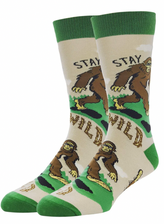 Stay Wild Crew Socks