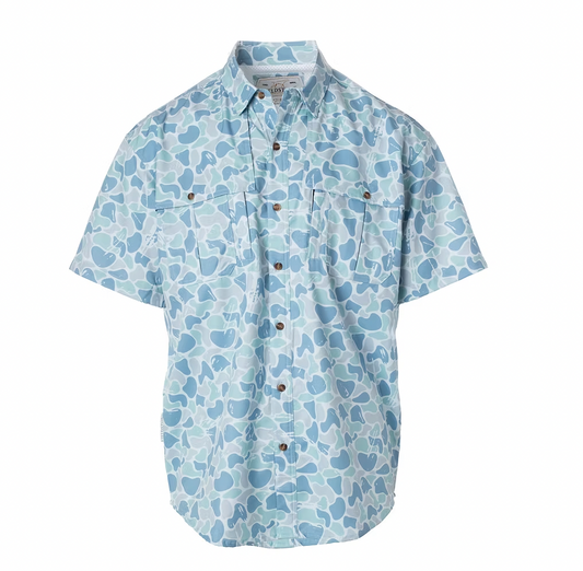 Saltwater Camo Button Down