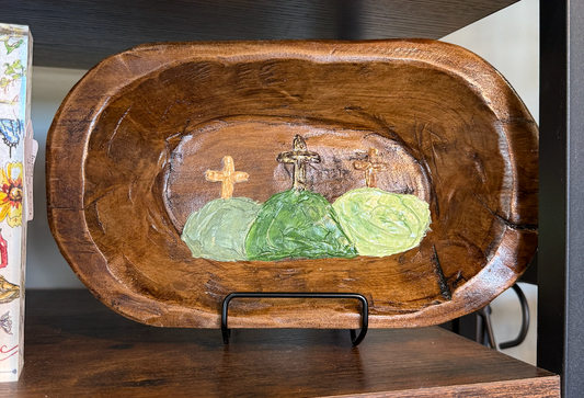 D2 Textured Small 3 Cross Bowl