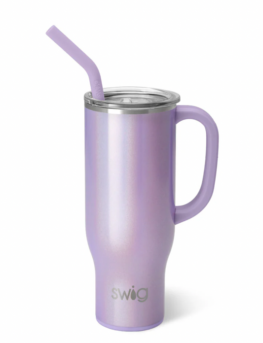 Shimmer Periwinkle Mega Mug 30oz
