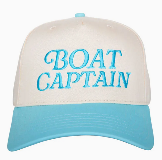 Boat Captain Two-Toned Retro Hat