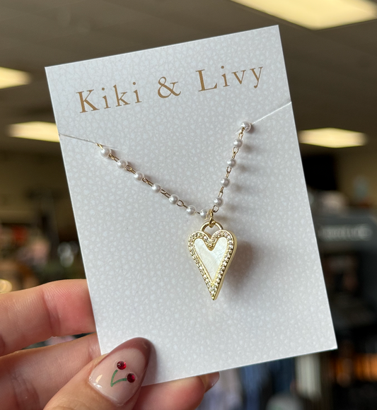 Pearl Heart Necklace
