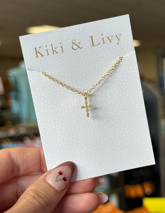 Teeny Cross Necklace
