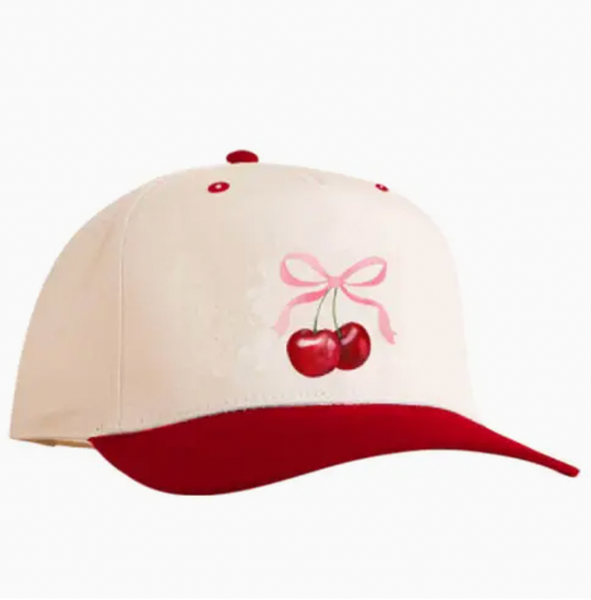 Cherry Bow Cap