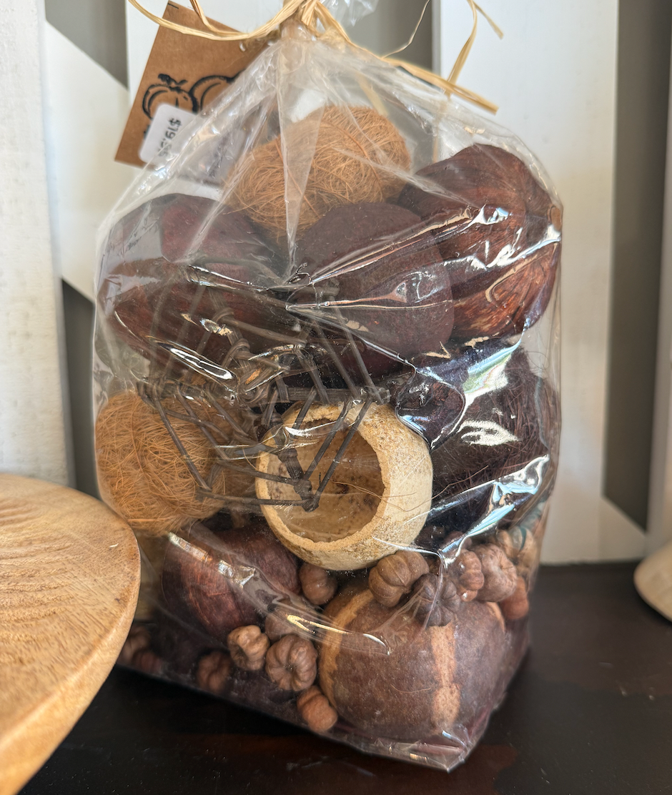 Dried Exotics Pumpkins-Brown