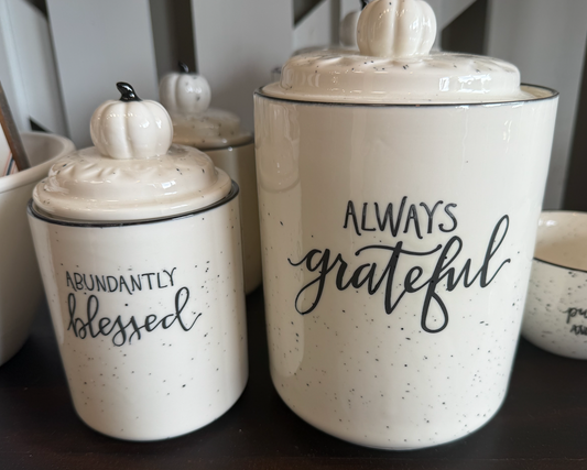 Canister Set-Always Grateful