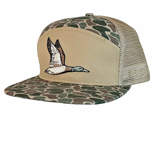 Roost 7 Panel Camo Full Color Duck