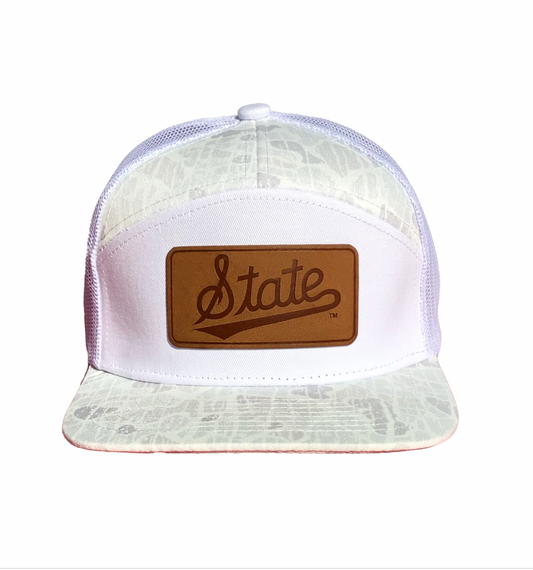 Msu Camo Ms State Leather Patch 7P- Ghost Vein