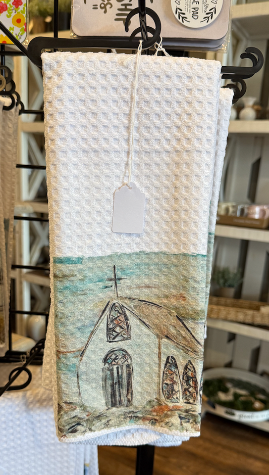 Church Painted Towel