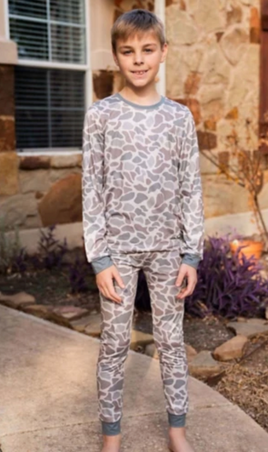 Pajama Set-Classic Deer Camo