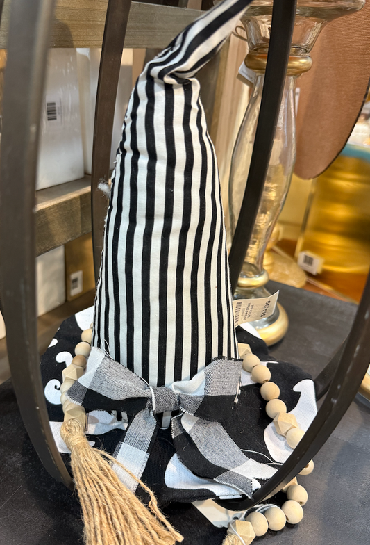 Striped Ghost Witch Hat