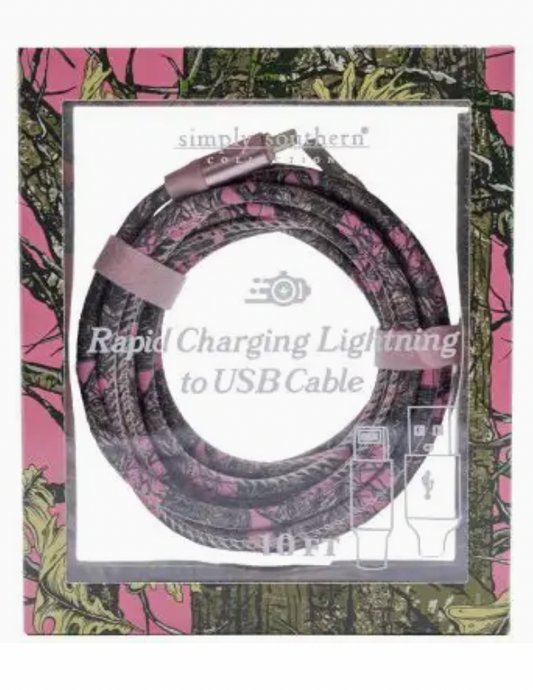 Tech Charger-Pink Camo