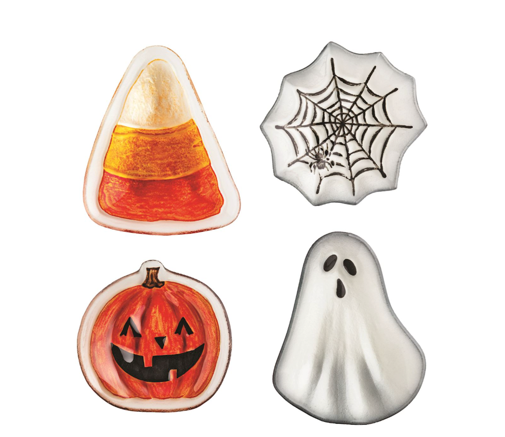 Halloween Tidbit Plates