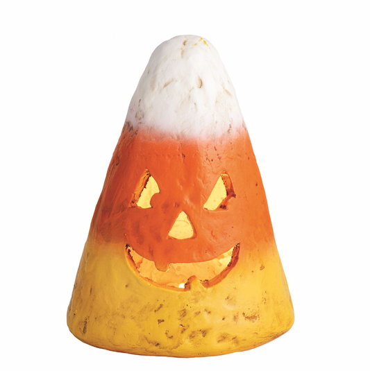 Med Mache Candy Corn Luminarie