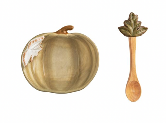 Taupe Pumpkin Dip Set