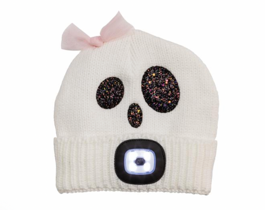 Skeleton Halloween Flashlight Hat