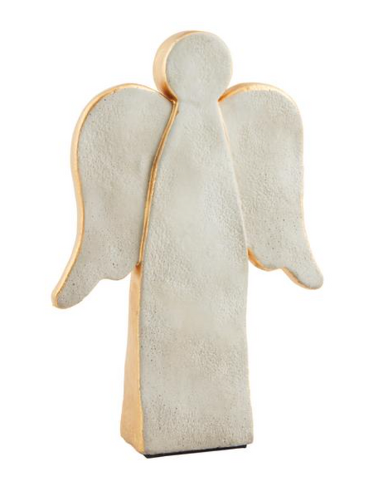 Large Gold Concrete Angel