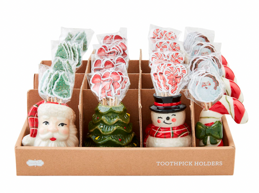 Christmas Toothpick Caddy Sets