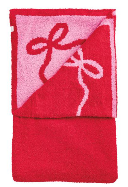 Bow Chenille Blanket