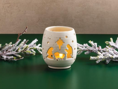 Nativity Pierced Votive Holder