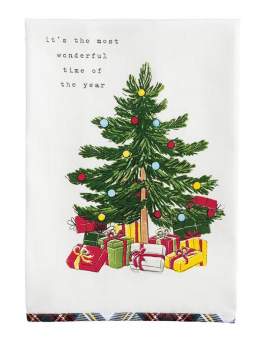 Christmas Tree Printed Towel