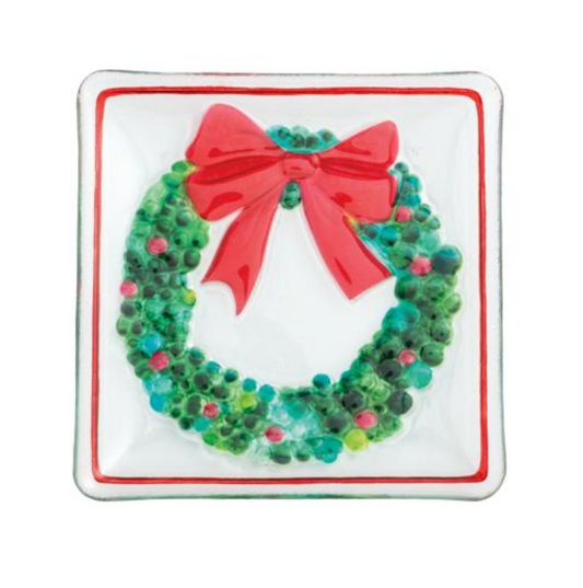 Wreath Glass Plater