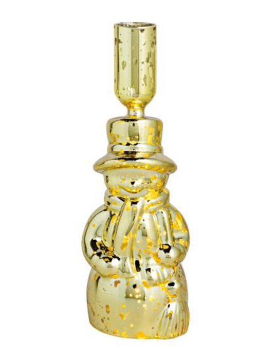 Small Snowman Taper Holder