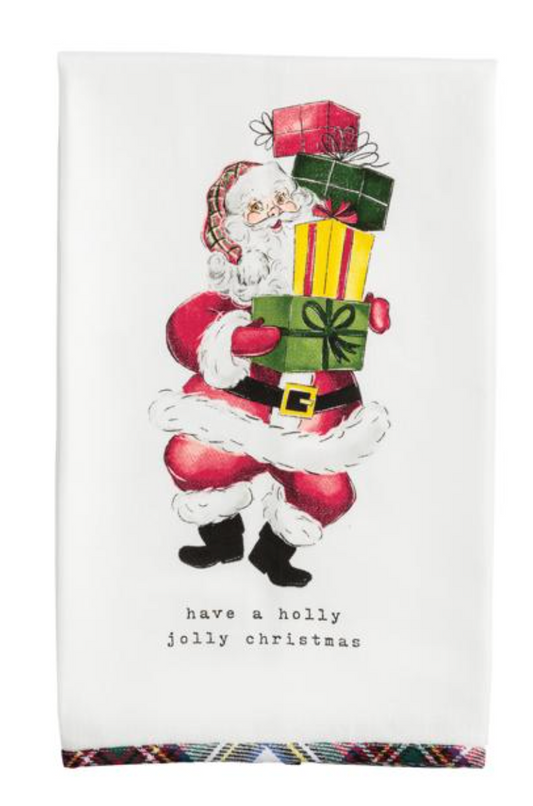 Holly Jolly Christmas Printed Towel