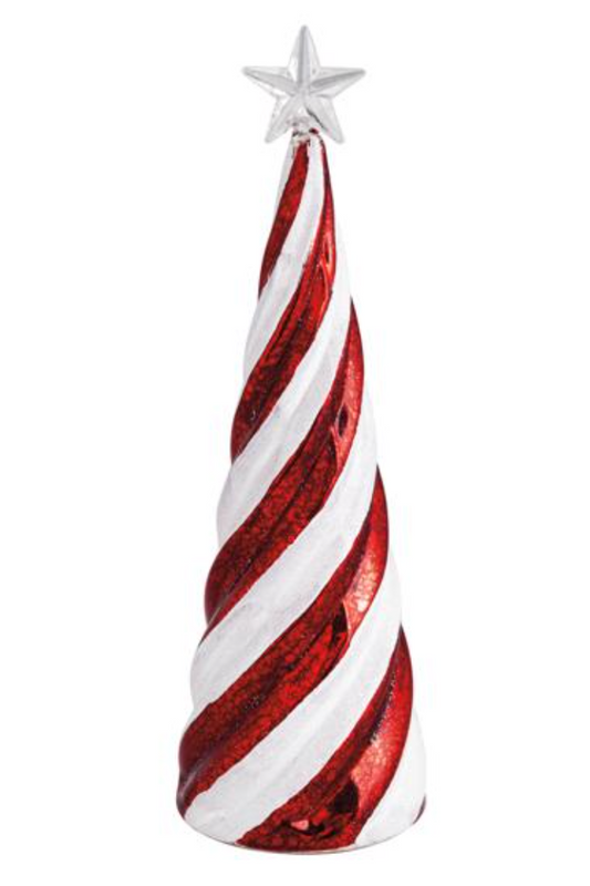 Large Candy Cane Glass Tree