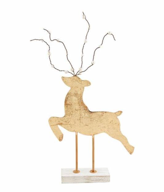 Small Gold Deer Sitter
