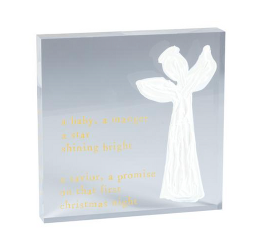 A Baby Angel Scripture Plaque