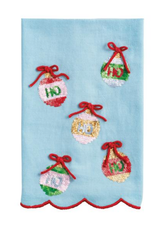 Ornament Sequin Towel