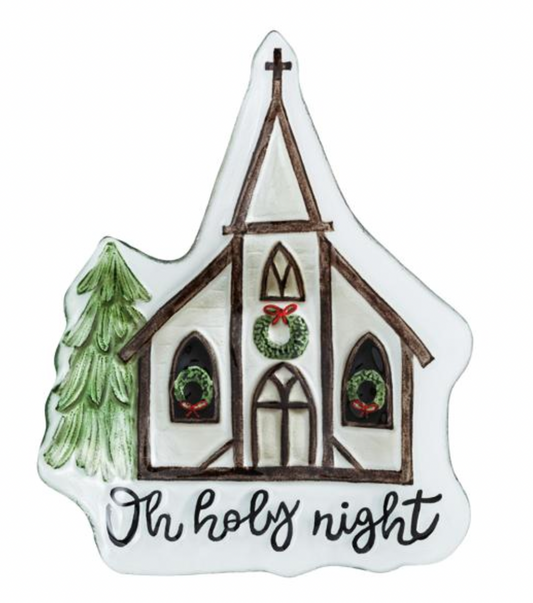 Fused Glass Church Plate