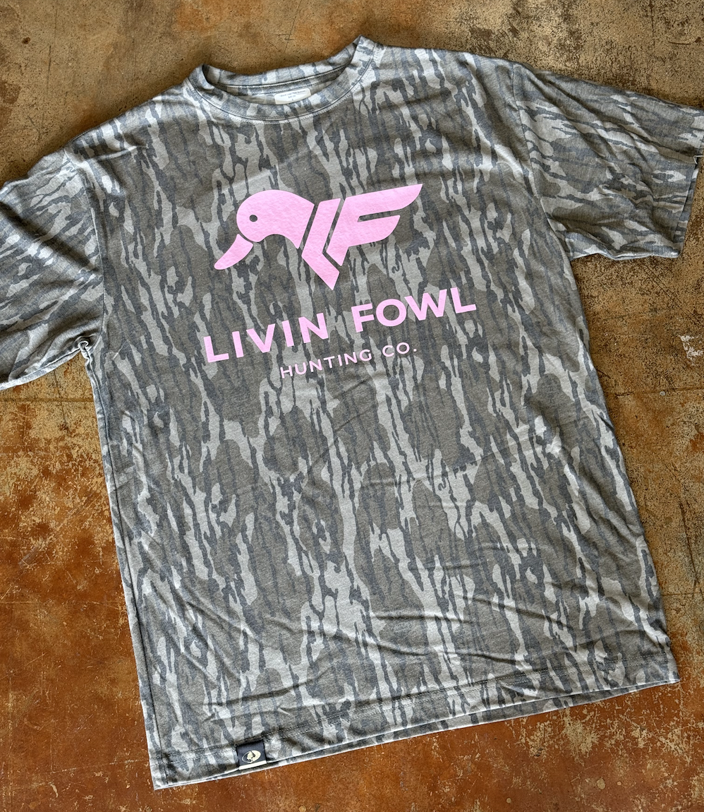 LF Block Logo Pink Bottom Land Tee