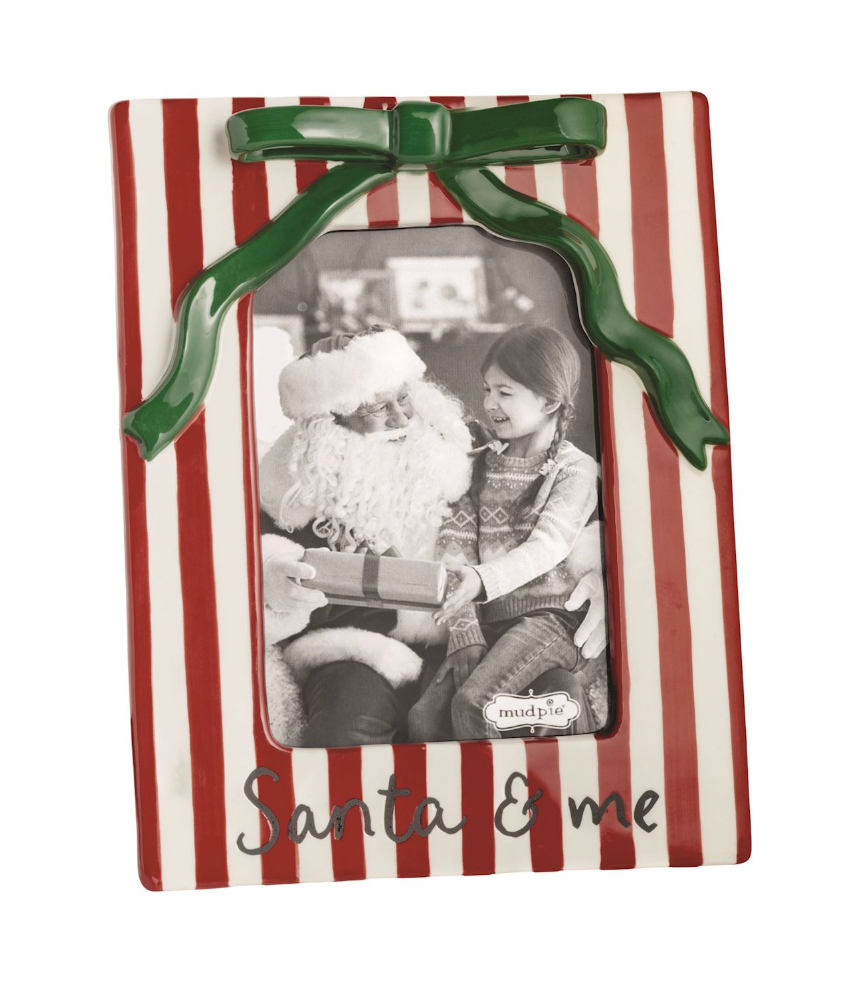 Ceramic Xmas Bow Frame