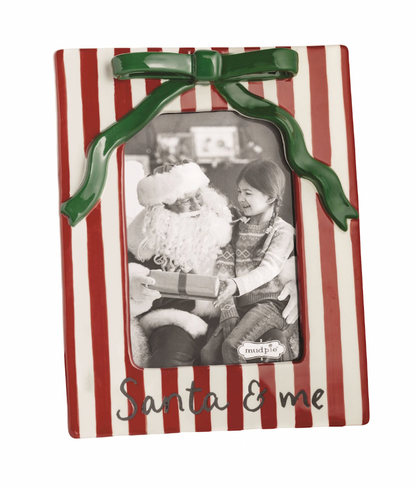 Ceramic Xmas Bow Frame
