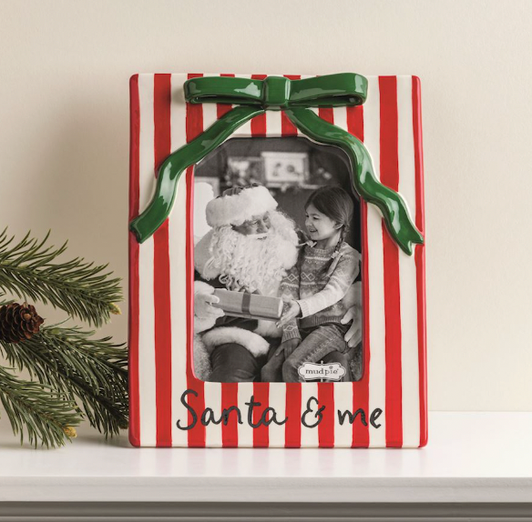 Ceramic Xmas Bow Frame