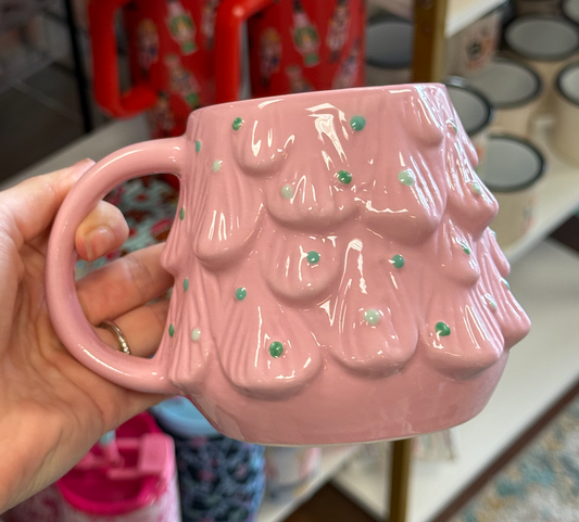 Pink Tree Mug