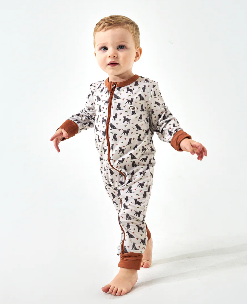 Baby Zip Up - Ducks And Dogs