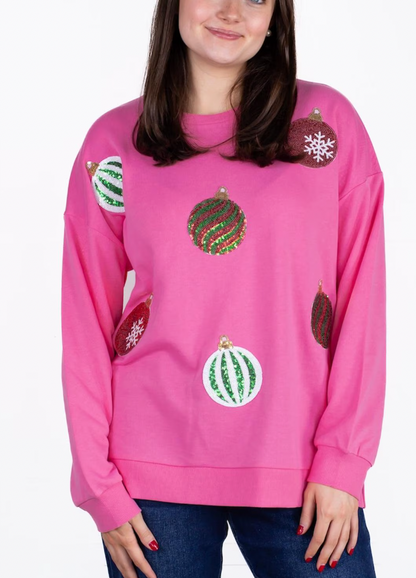 Christmas Queen Sequin Sweatshirt